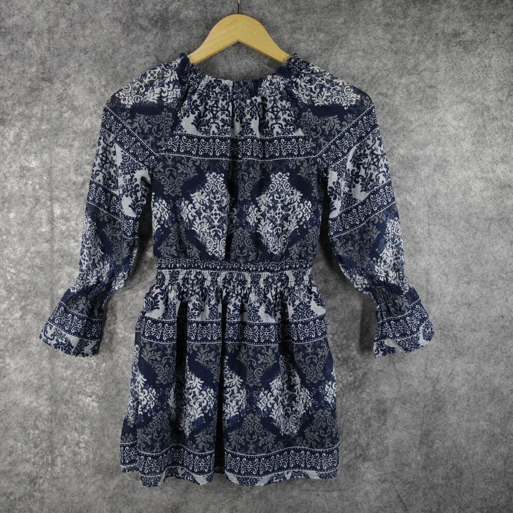 Lot of 2 Dresses Girls 7-8 Lands End SeerSucker Childrens Place Wholesale Bundle